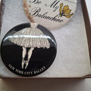 New York City Ballet Gorey Pin and Be My Balanchine Pin